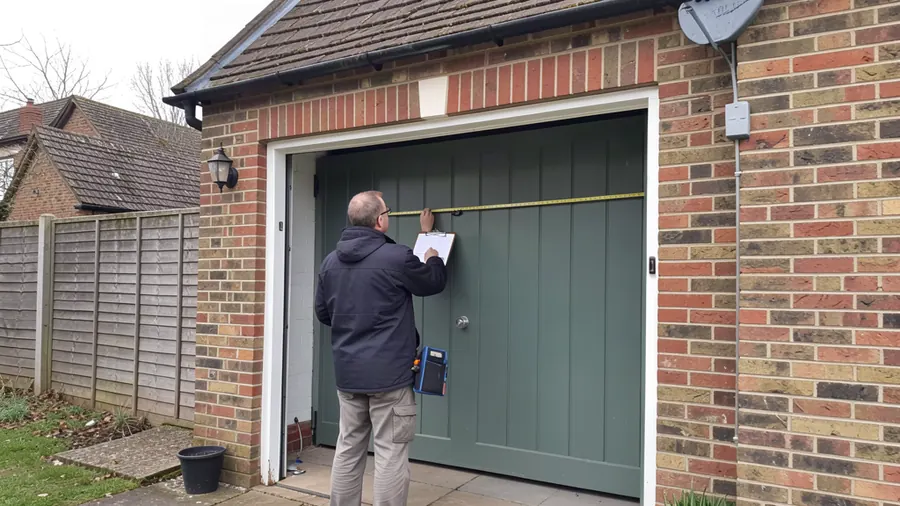 Cable route between gate and house being assessed during an intercom survey